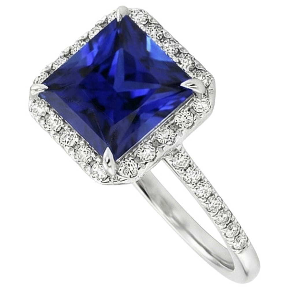 vero round diamante 5.50carati anello dettaglio ravvicinato