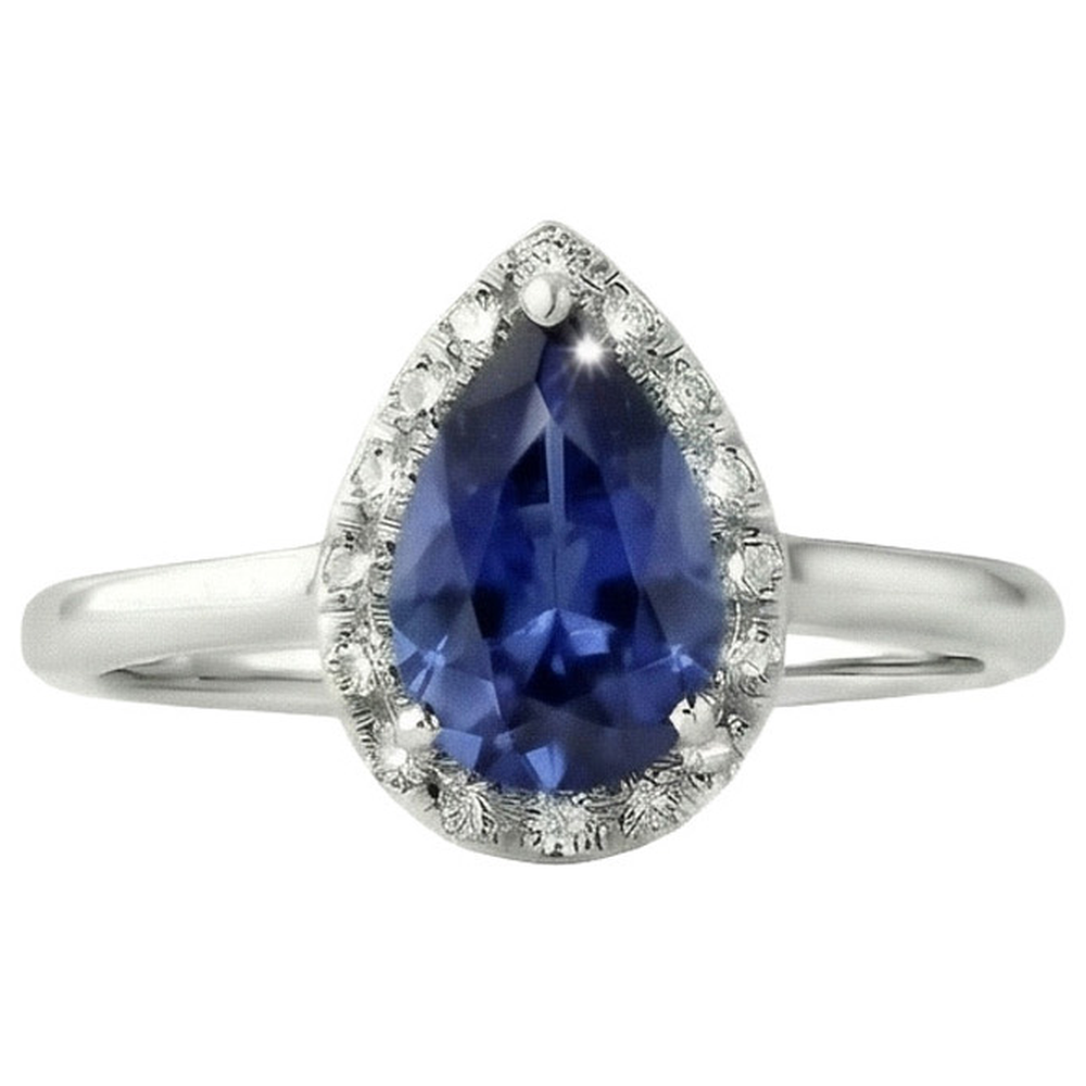 vero round diamante 2.50carati anello angolo laterale