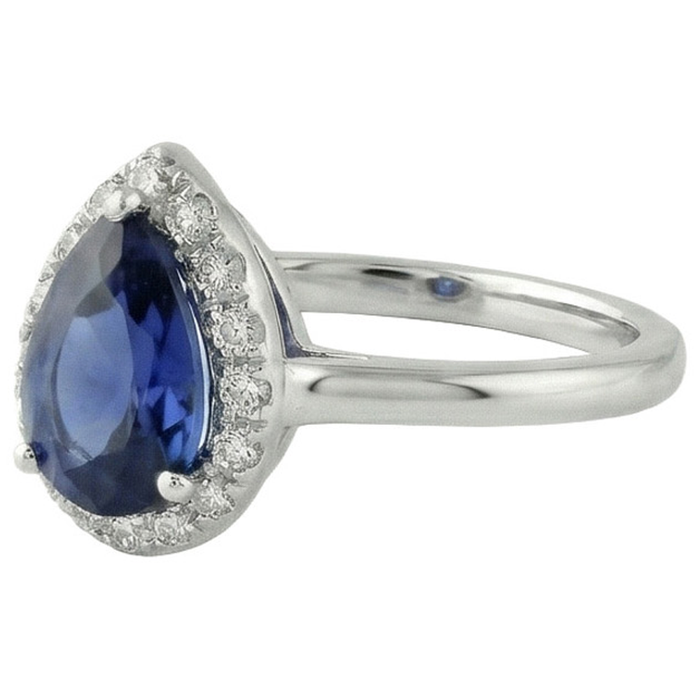 vero round diamante 2.50carati anello vista dall'alto