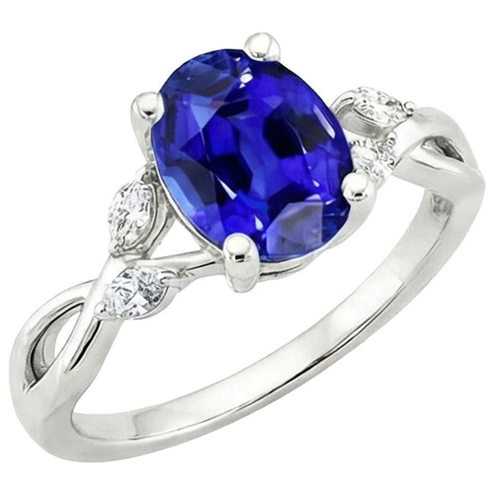 vero marquise diamante 6carati anello vista dall'alto