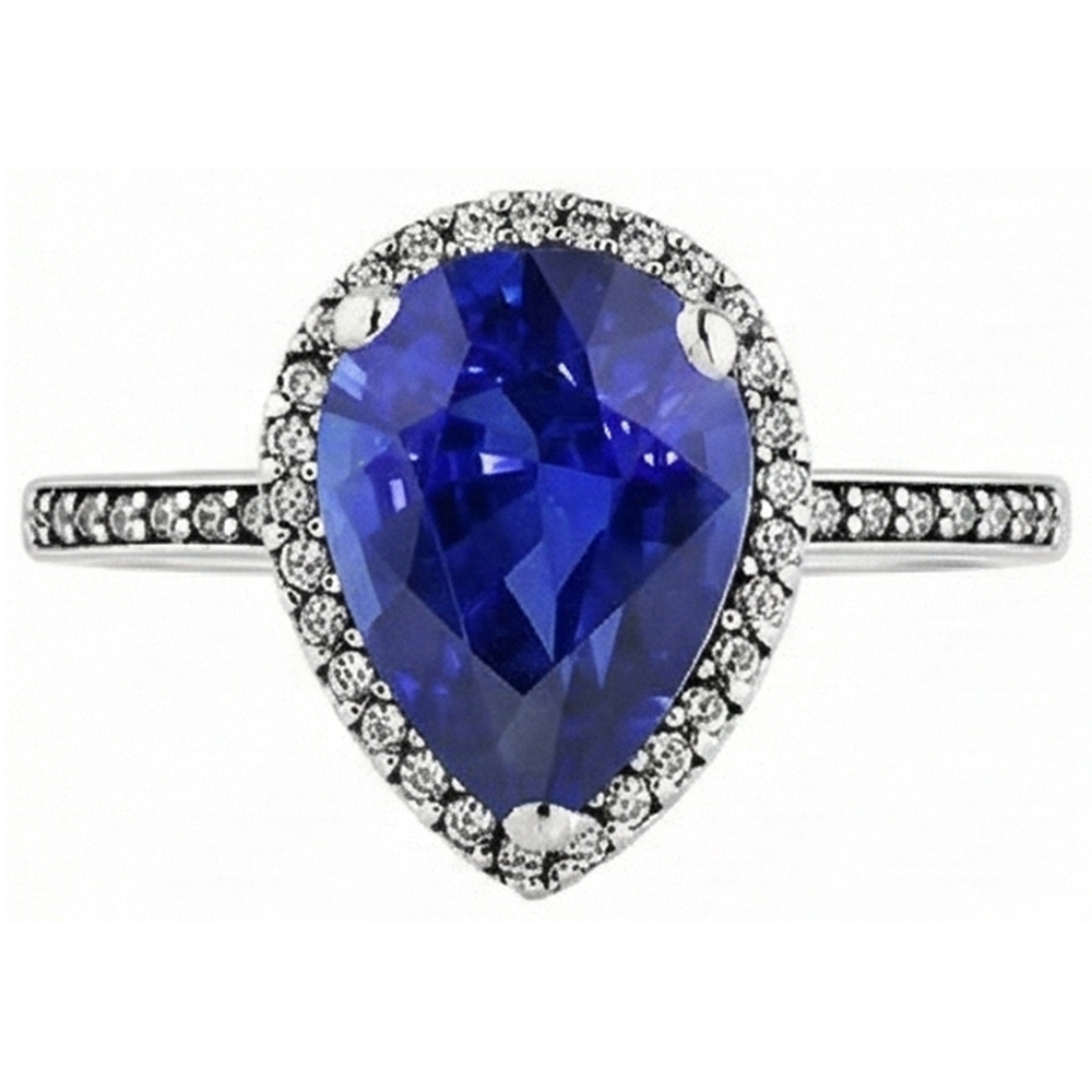 vero round diamante 4carati anello angolo laterale