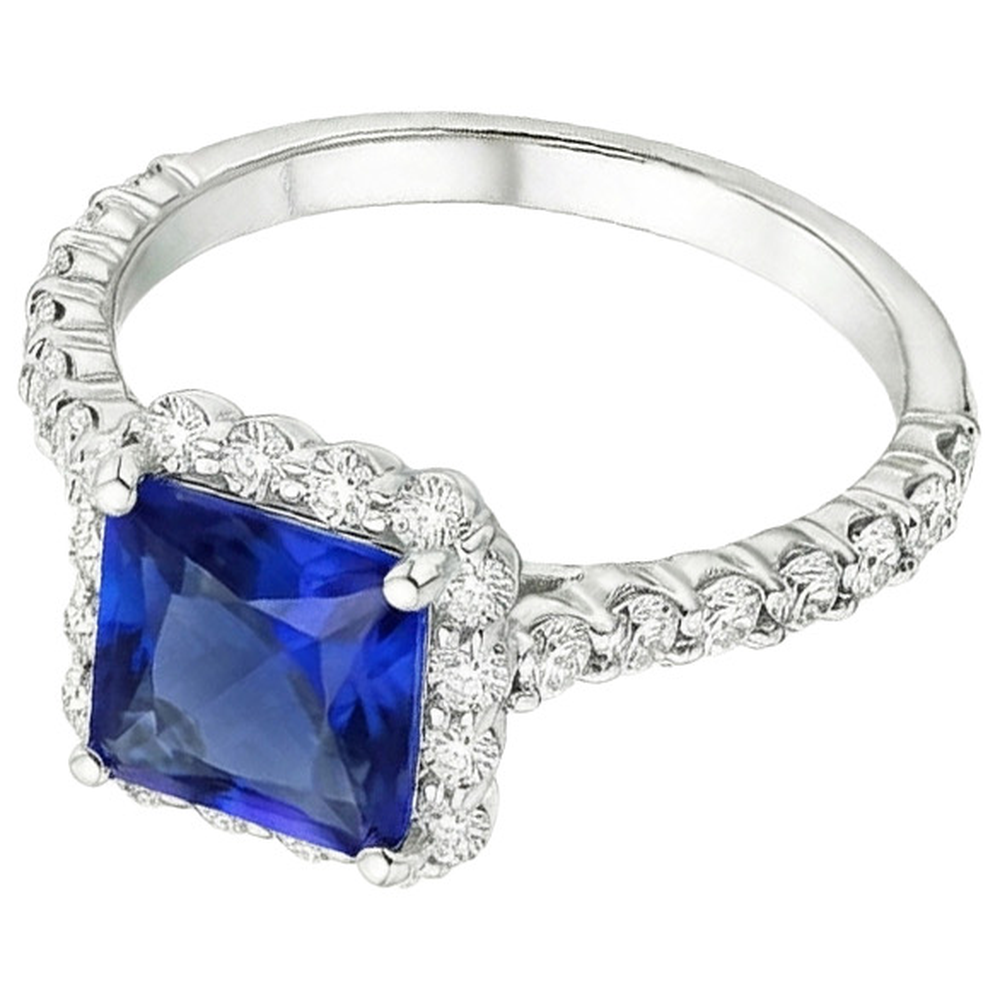 vero round diamante 6.50carati anello dettaglio ravvicinato
