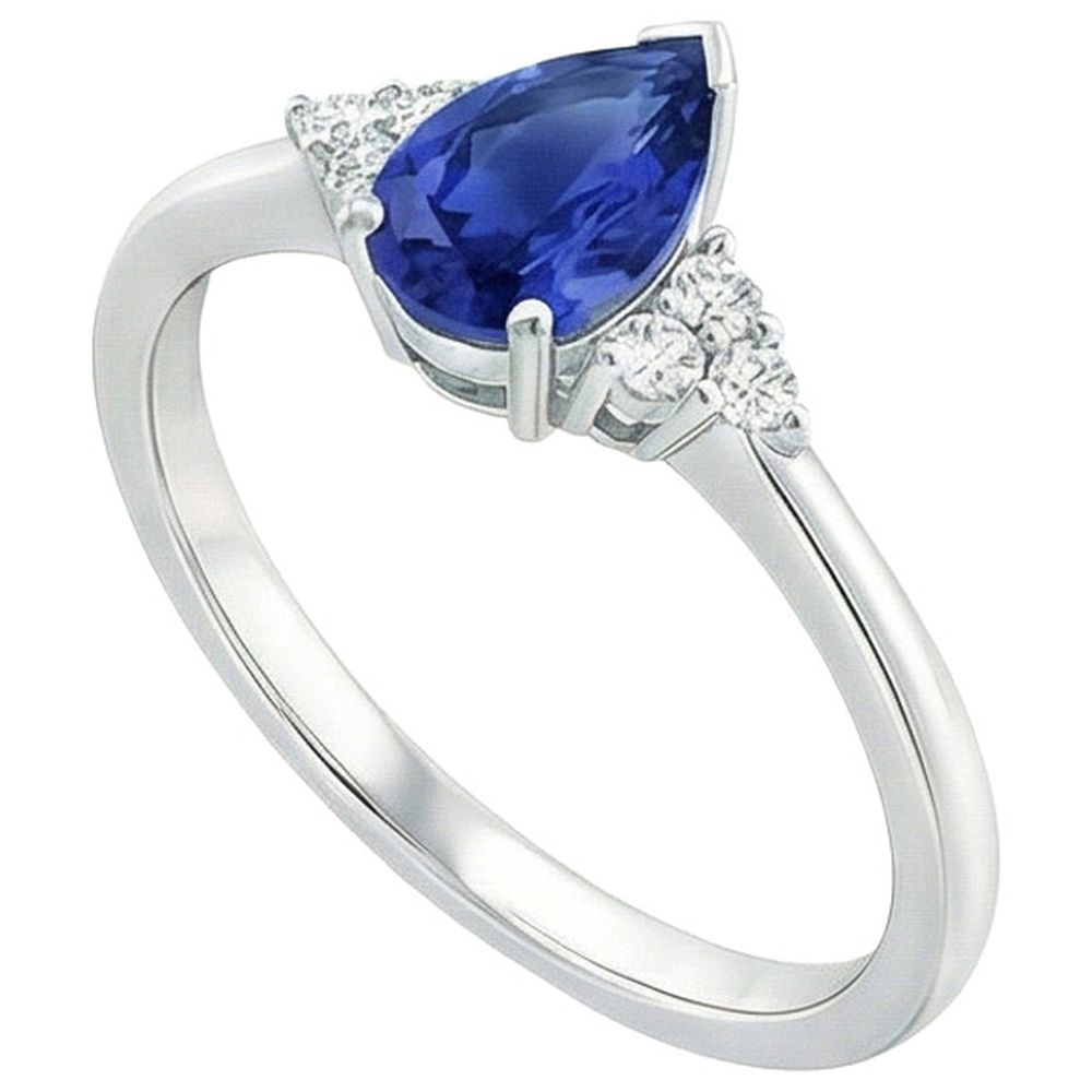 vero round diamante 3.25carati anello vista dall'alto