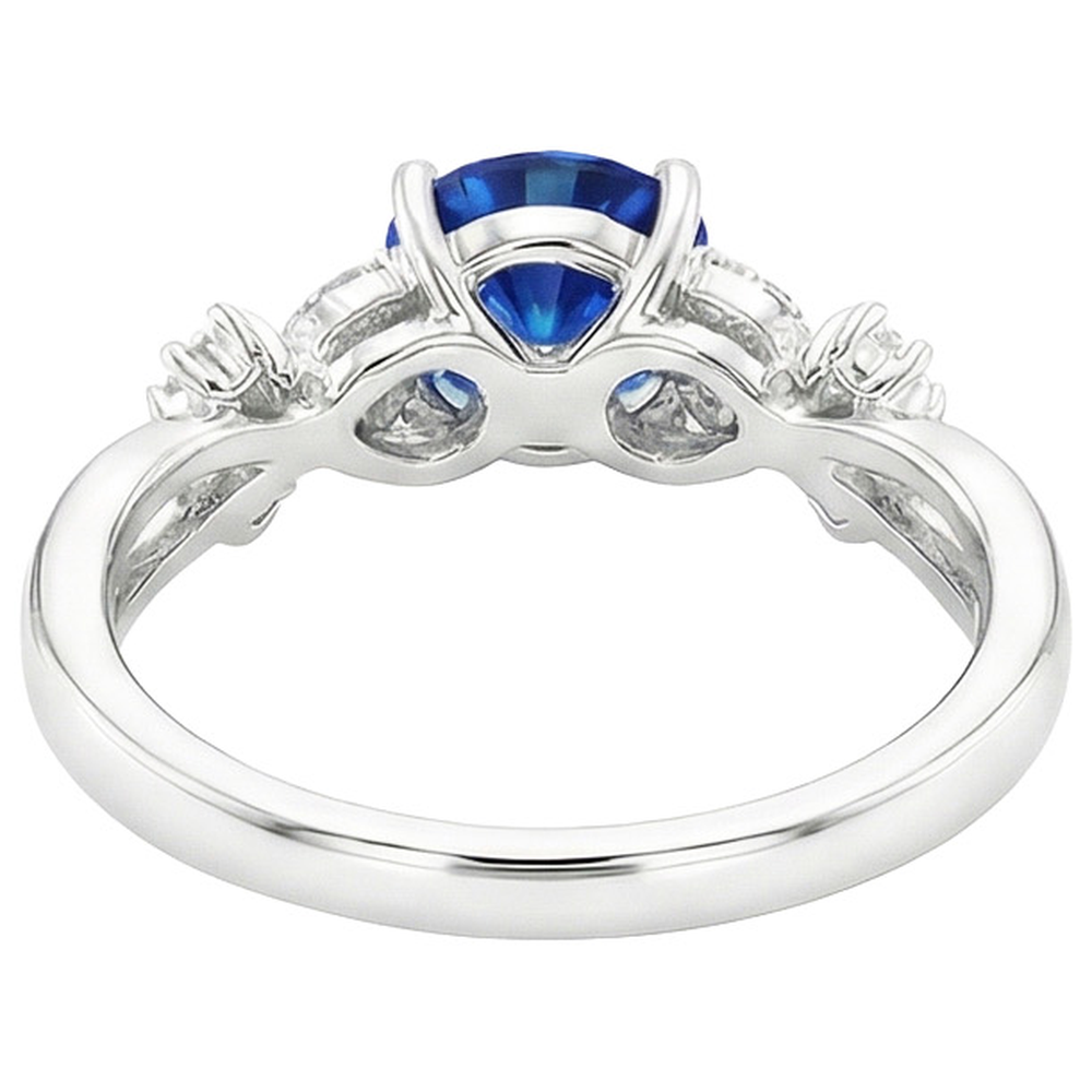 vero marquise diamante 3carati anello su bianco