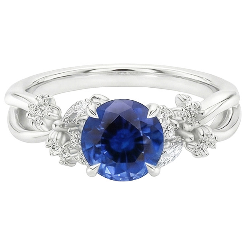 vero marquise diamante 3carati anello dettaglio ravvicinato