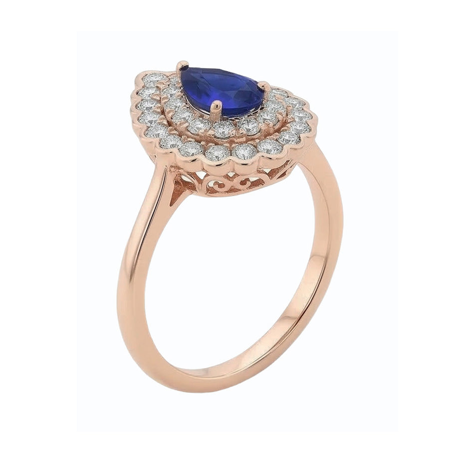 vero round diamante 3.50carati anello dettaglio ravvicinato
