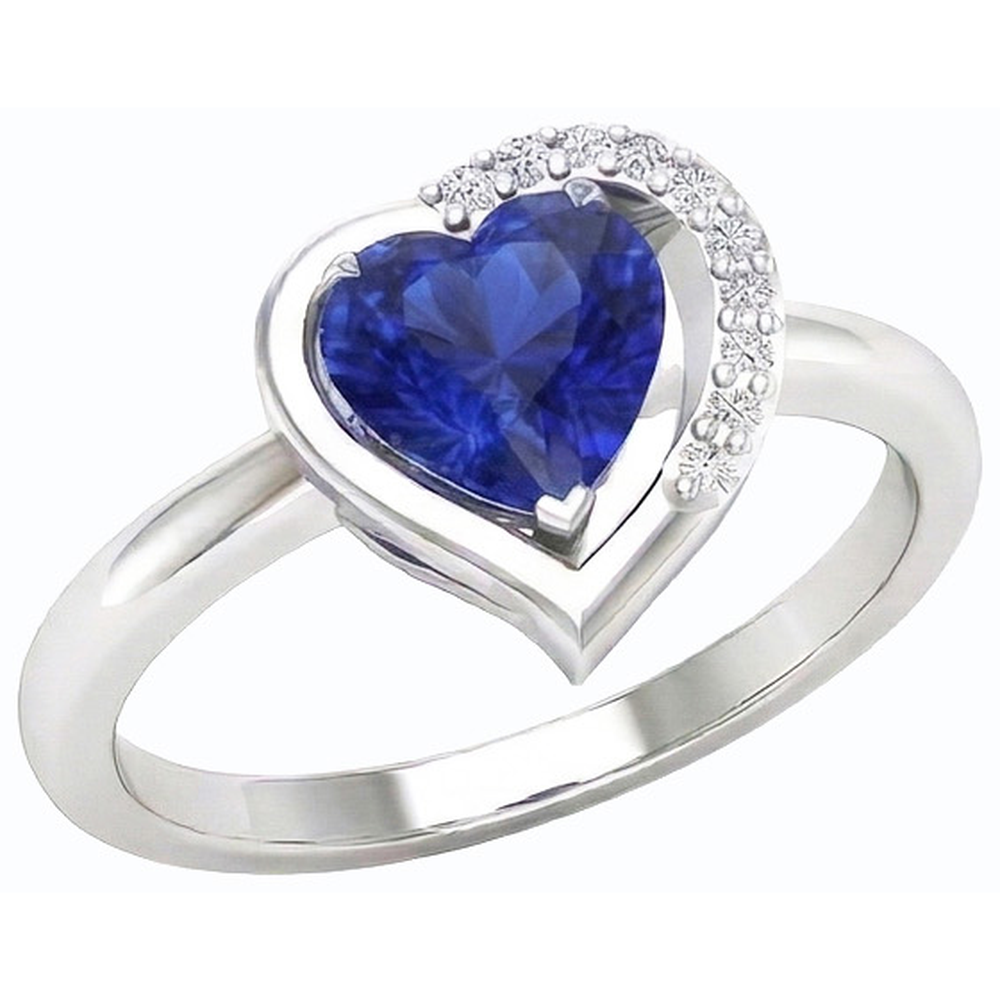 vero round diamante 2carati anello vista frontale