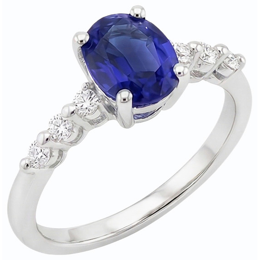 vero round diamante 4carati anello angolo laterale