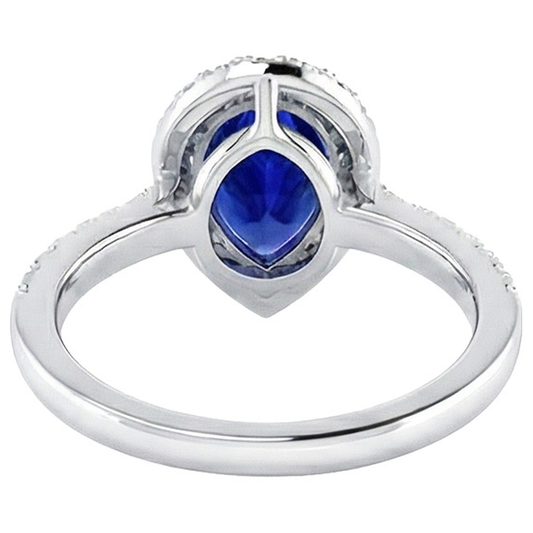 vero round diamante 4carati anello angolo laterale