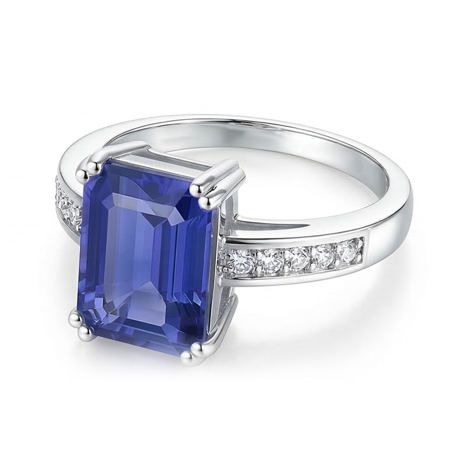 vero round diamante 3.25carati anello dettaglio ravvicinato