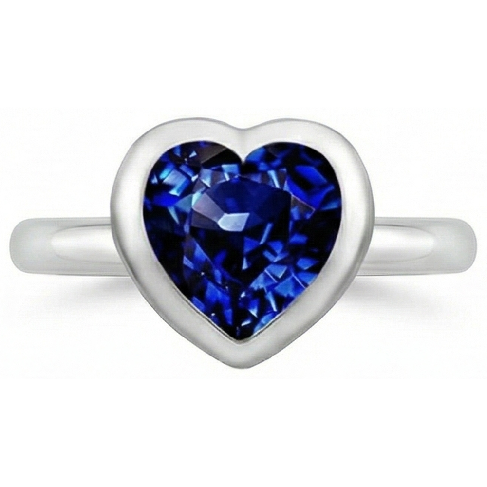 vero heart diamante 3carati anello dettaglio ravvicinato
