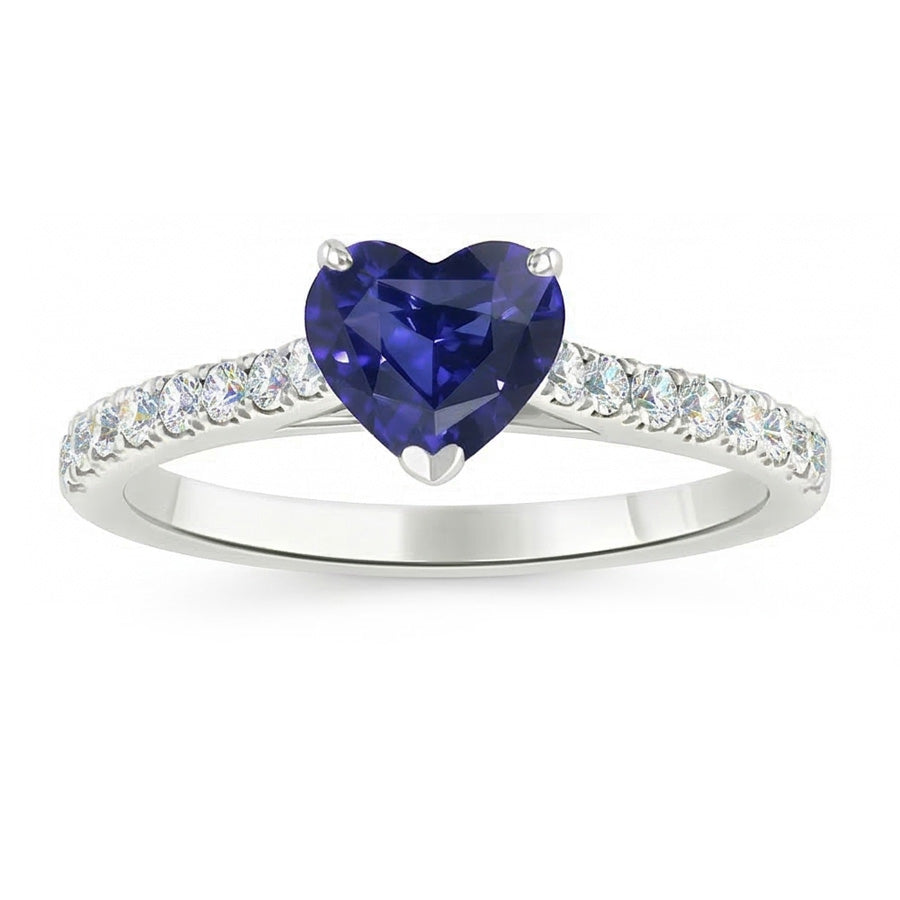 vero round diamante 1.50carati anello angolo laterale
