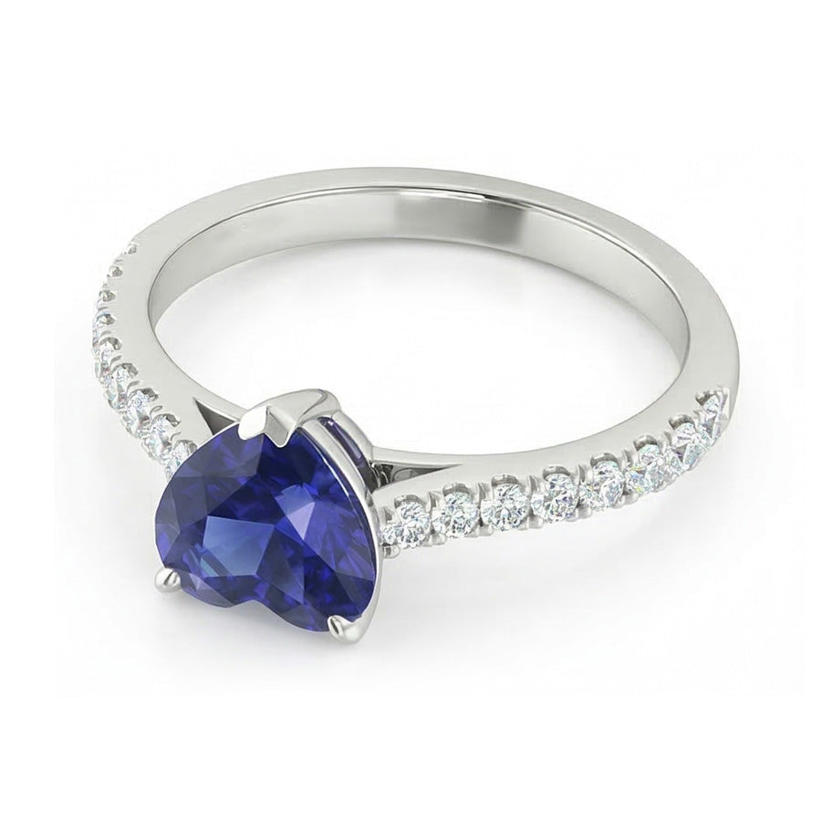 vero round diamante 1.50carati anello dettaglio ravvicinato