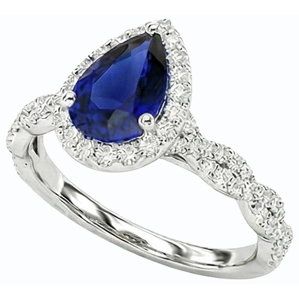 vero round diamante 4carati anello angolo laterale