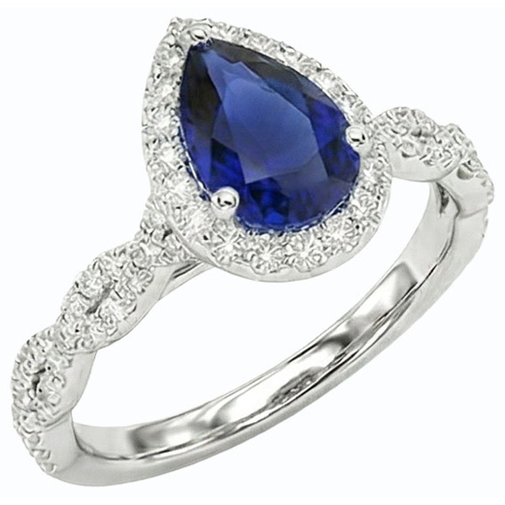 vero round diamante 4carati anello dettaglio ravvicinato