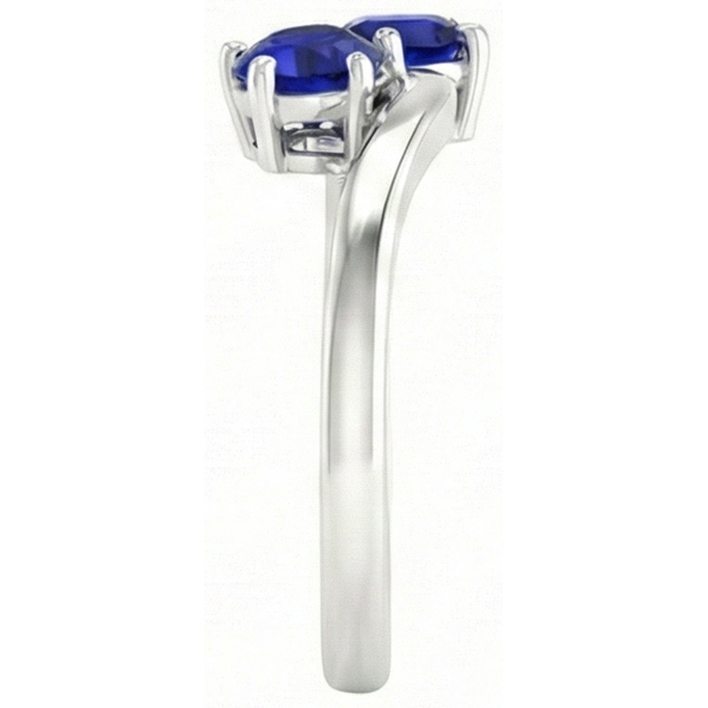 vero round diamante 4carati anello vista di profilo