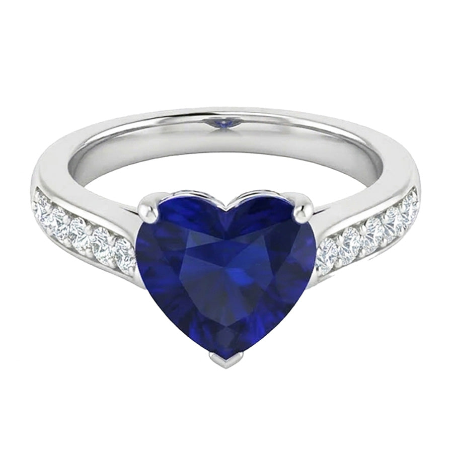 vero round diamante 4carati anello dettaglio ravvicinato