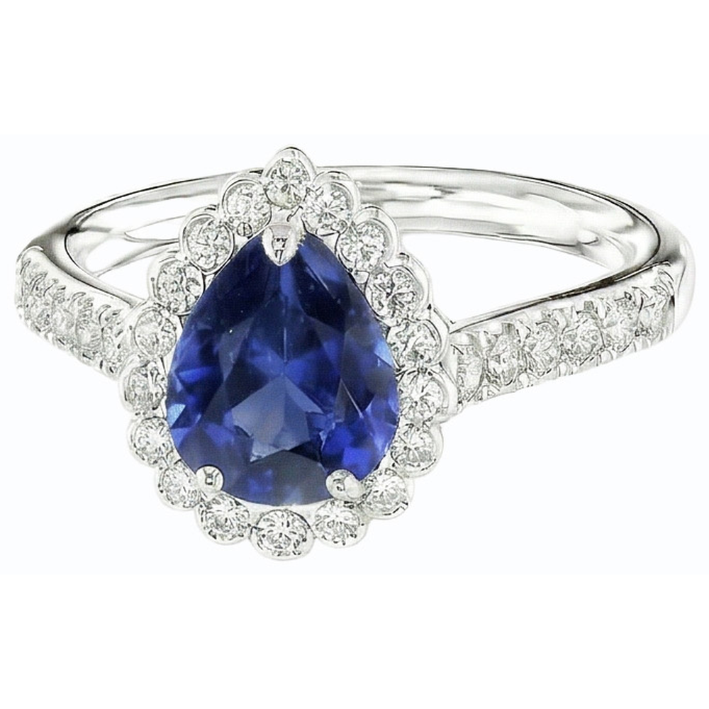 vero round diamante 3.50carati anello dettaglio ravvicinato