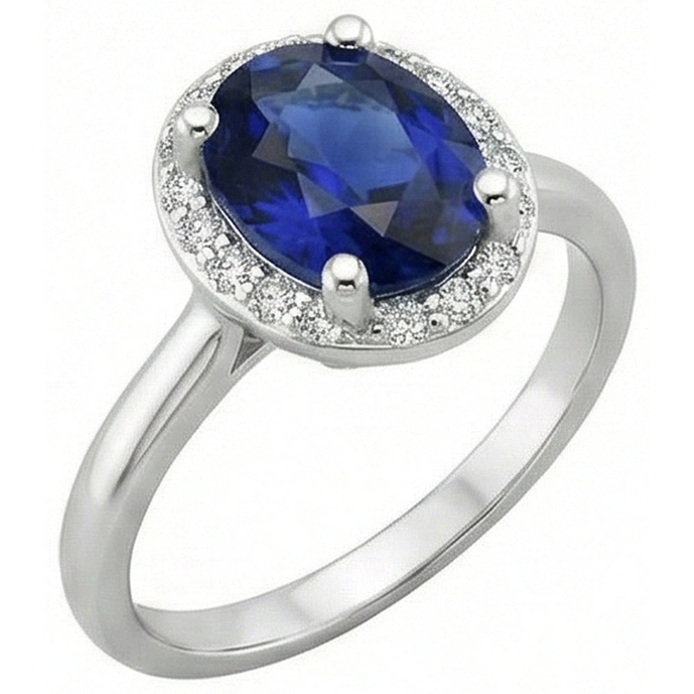 vero round diamante 4carati anello angolo laterale
