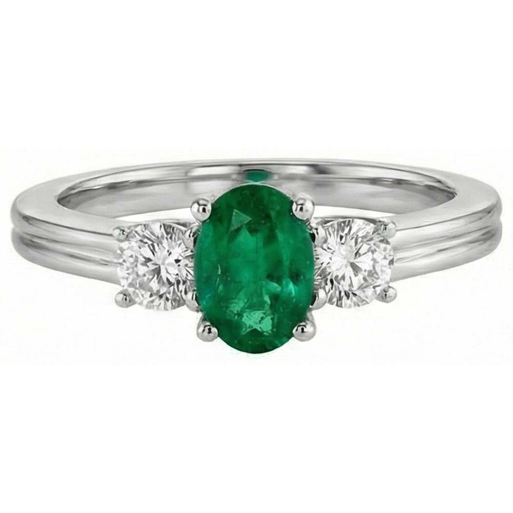 vero round diamante 2.50carati anello angolo laterale
