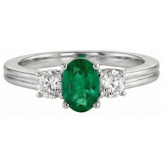 vero round diamante 2.50carati anello angolo laterale