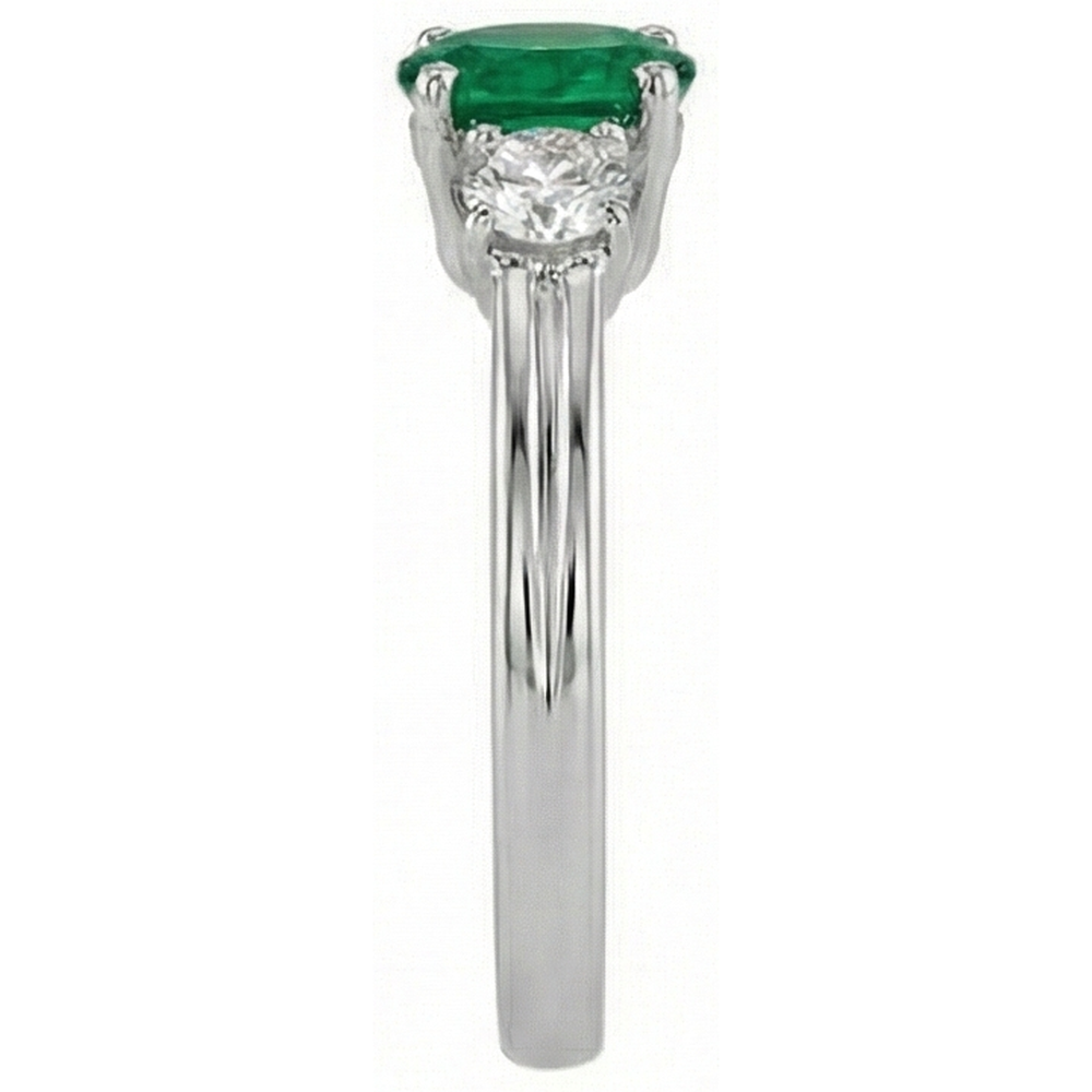 vero round diamante 2.50carati anello dettaglio ravvicinato