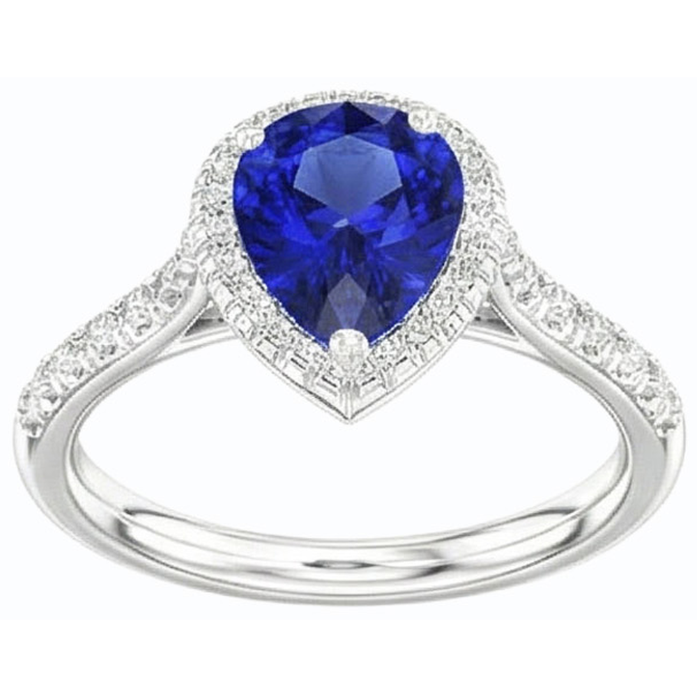 vero round diamante 3.50carati anello angolo laterale