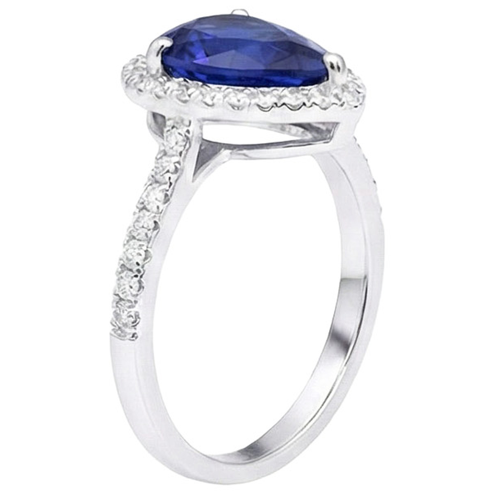 vero round diamante 3.75carati anello dettaglio ravvicinato