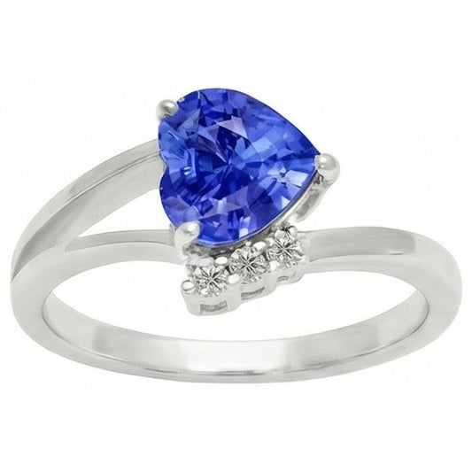 vero round diamante 2.25carati anello vista frontale
