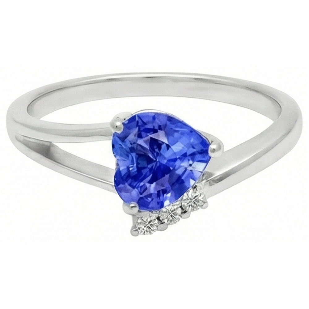 vero round diamante 2.25carati anello angolo laterale
