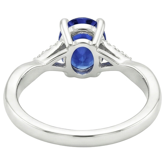 vero round diamante 3carati anello angolo laterale