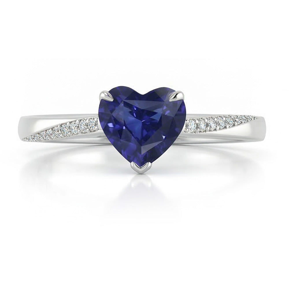 vero round diamante 2carati anello dettaglio ravvicinato