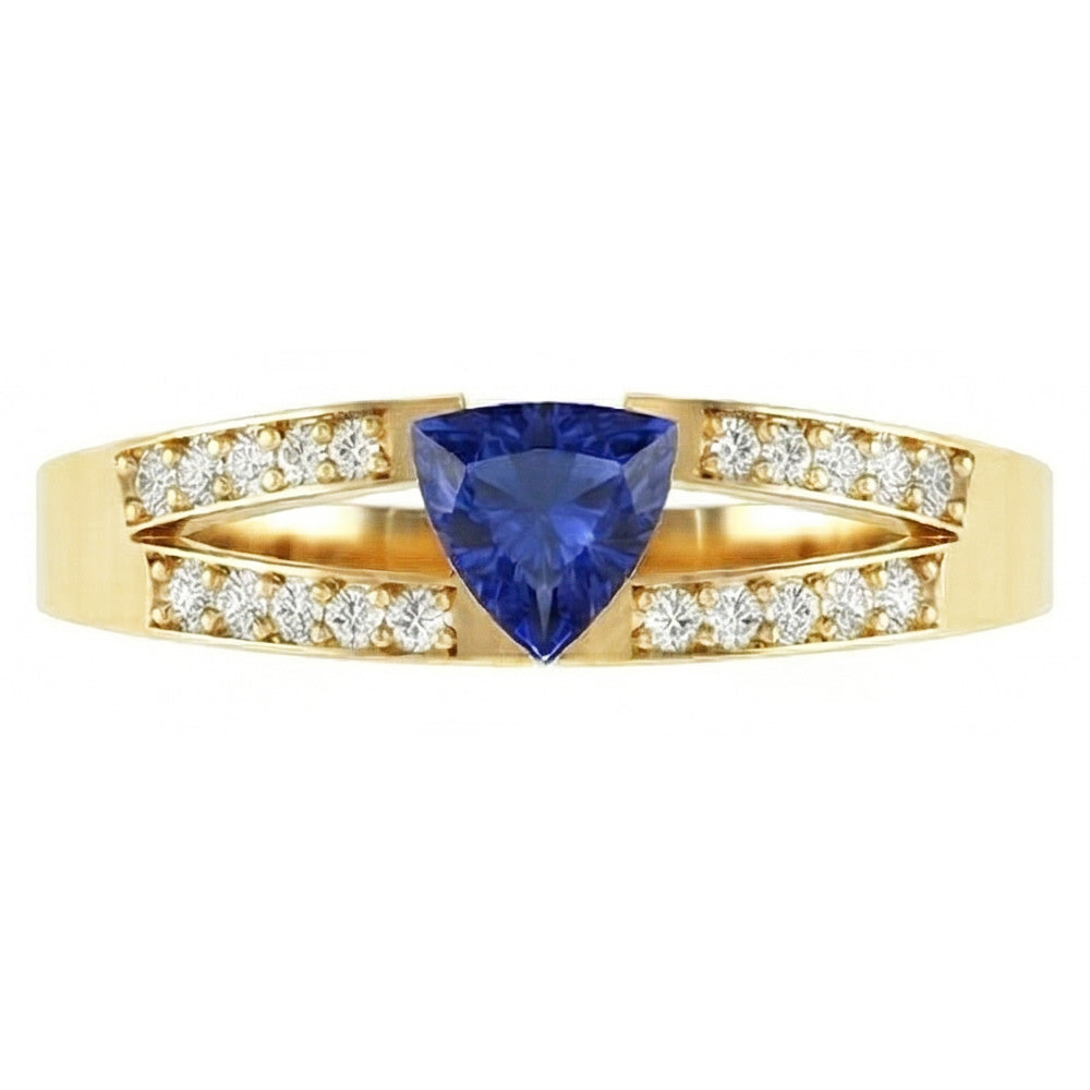 vero diamante 0.50carati anello dettaglio ravvicinato