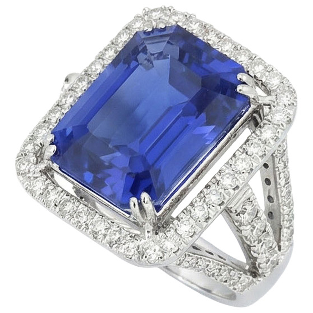 vero diamante 6.50carati anello dettaglio ravvicinato