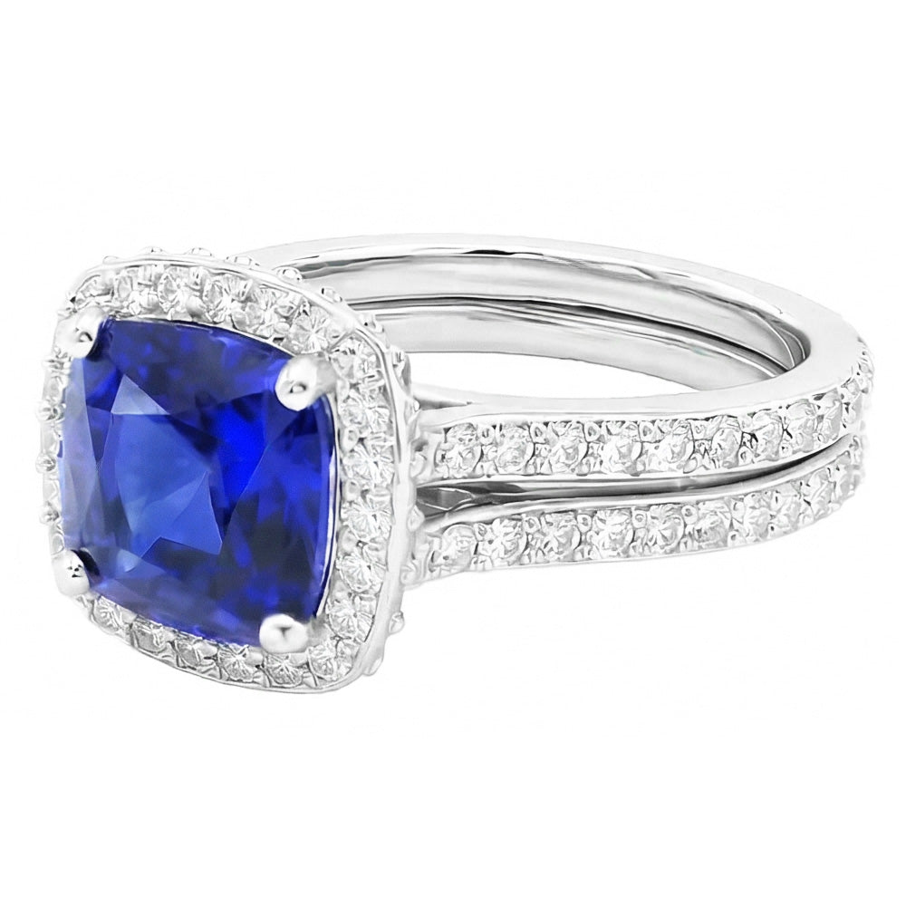 vero round diamante 4.50carati anello dettaglio ravvicinato