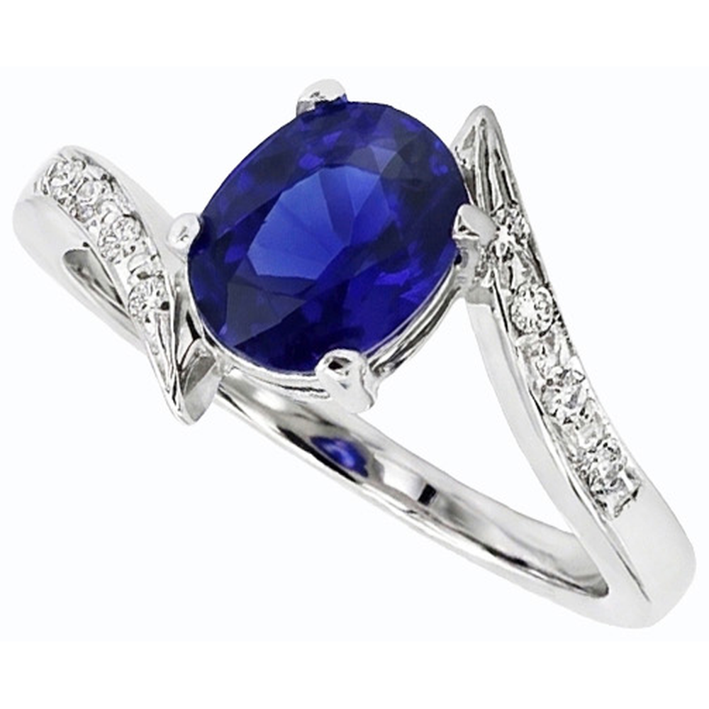 vero round diamante 2.50carati anello vista dall'alto