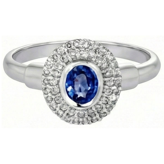 vero round diamante 2.40carati anello angolo laterale