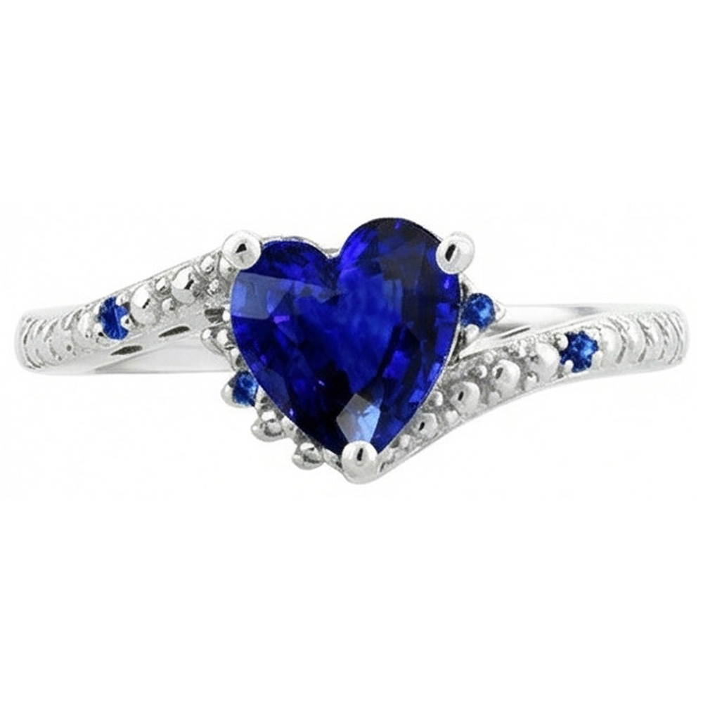 vero round diamante 2carati anello su bianco
