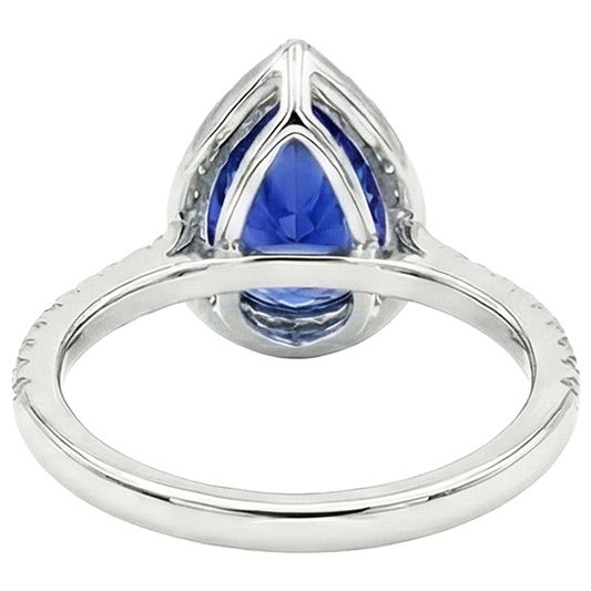 vero round diamante 4carati anello angolo laterale