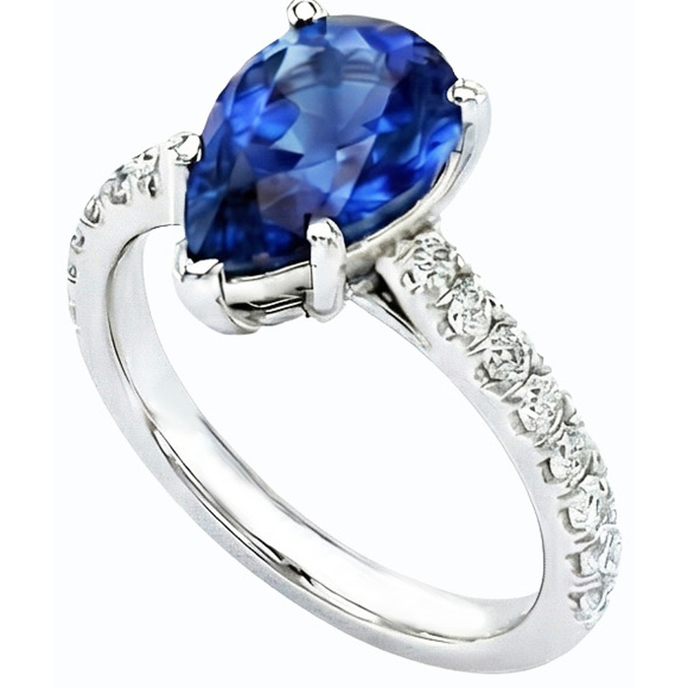 vero round diamante 3.50carati anello dettaglio ravvicinato