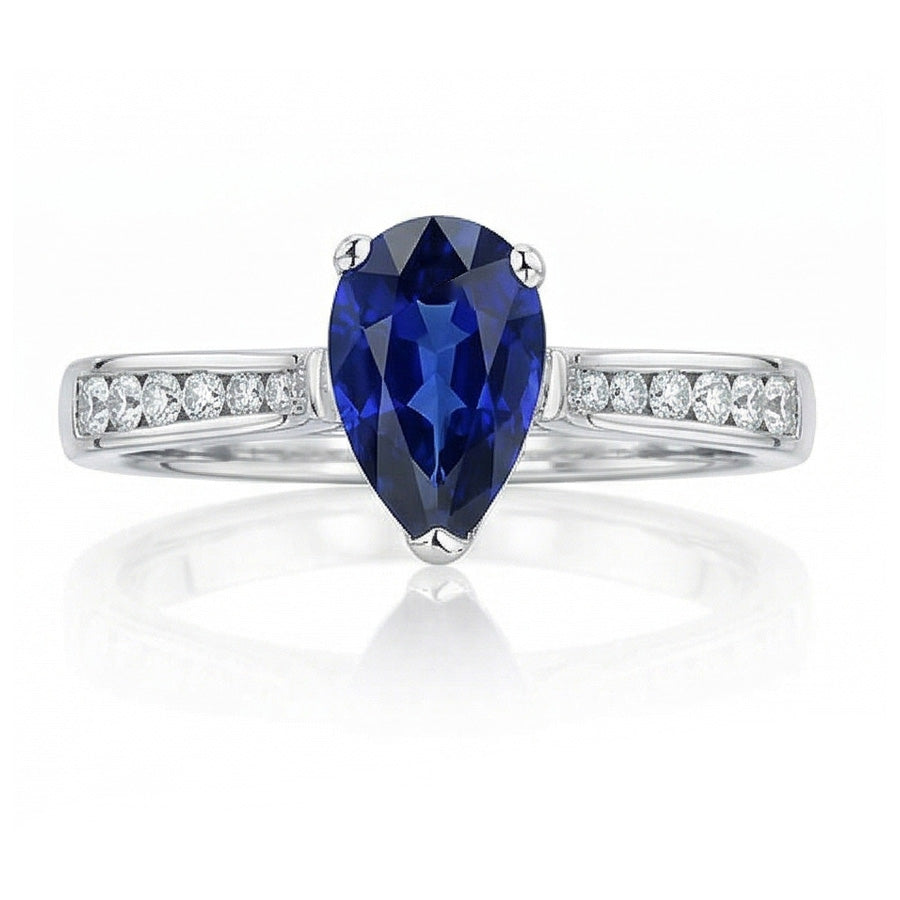 vero round diamante 2carati anello angolo laterale