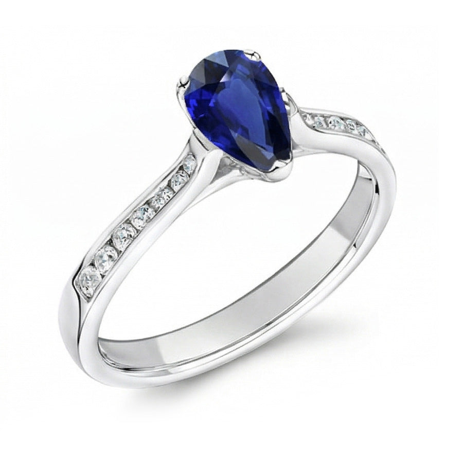 vero round diamante 2carati anello dettaglio ravvicinato