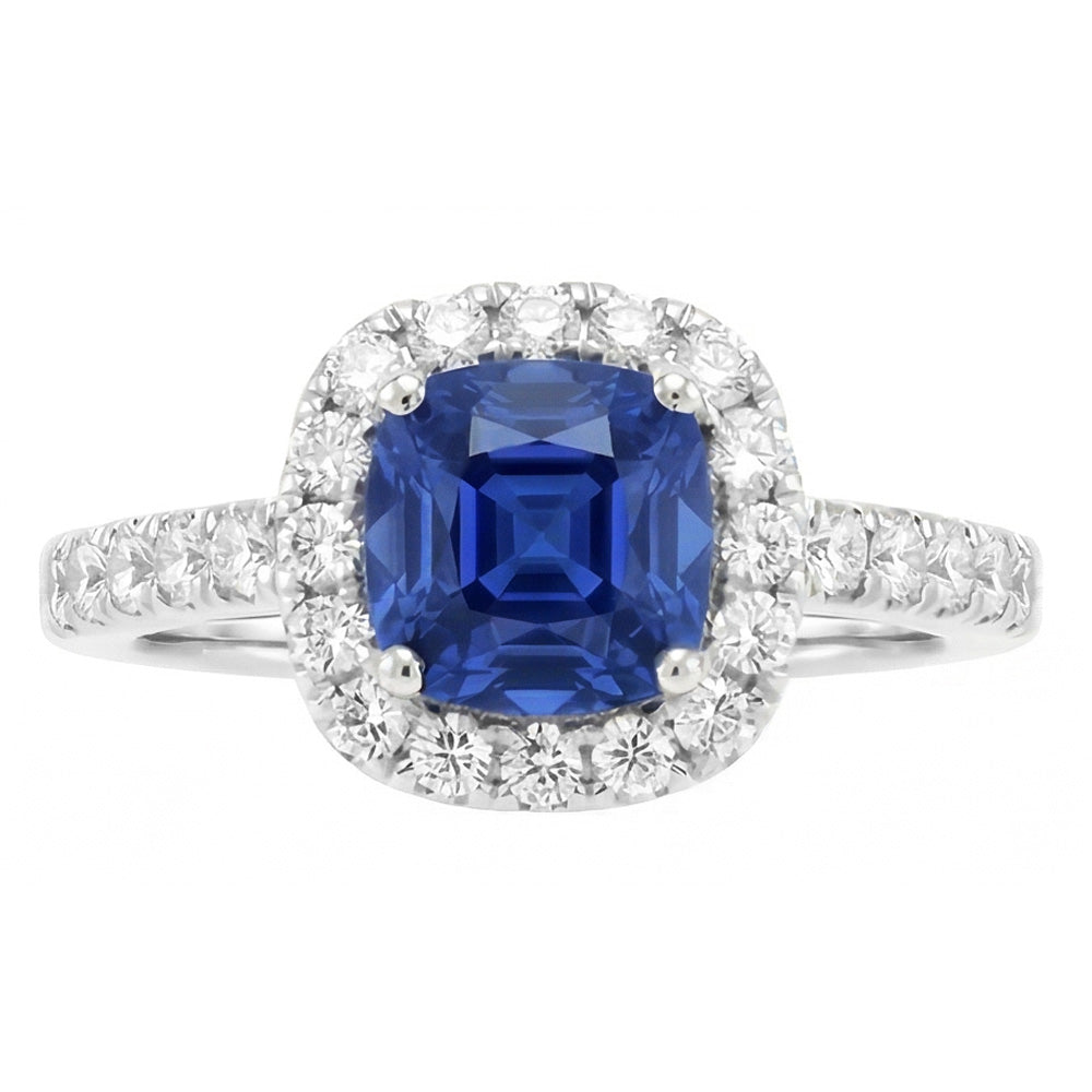 vero round diamante 3.50carati anello angolo laterale
