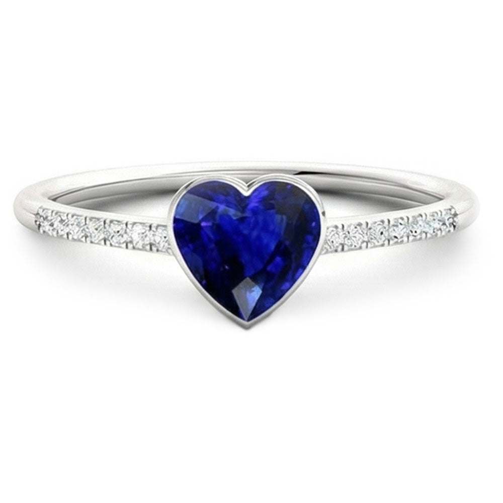 vero round diamante 2.50carati anello angolo laterale
