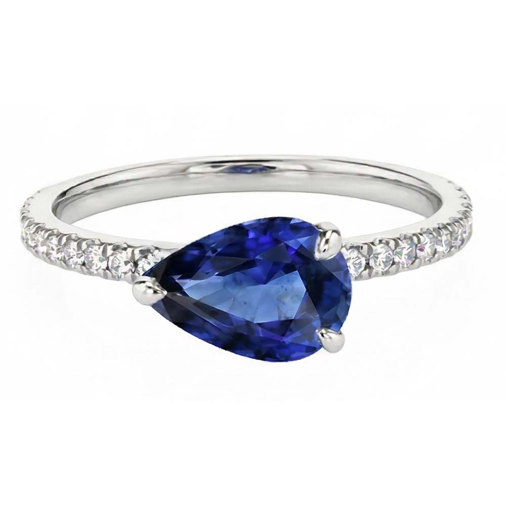 vero round diamante 3.50carati anello vista frontale