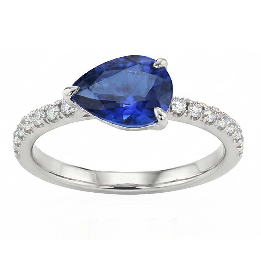 vero round diamante 3.50carati anello angolo laterale