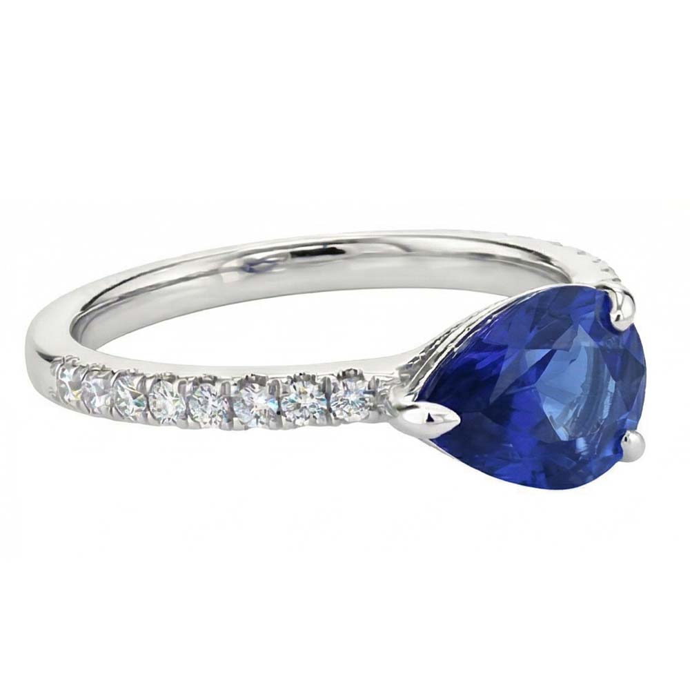 vero round diamante 3.50carati anello dettaglio ravvicinato