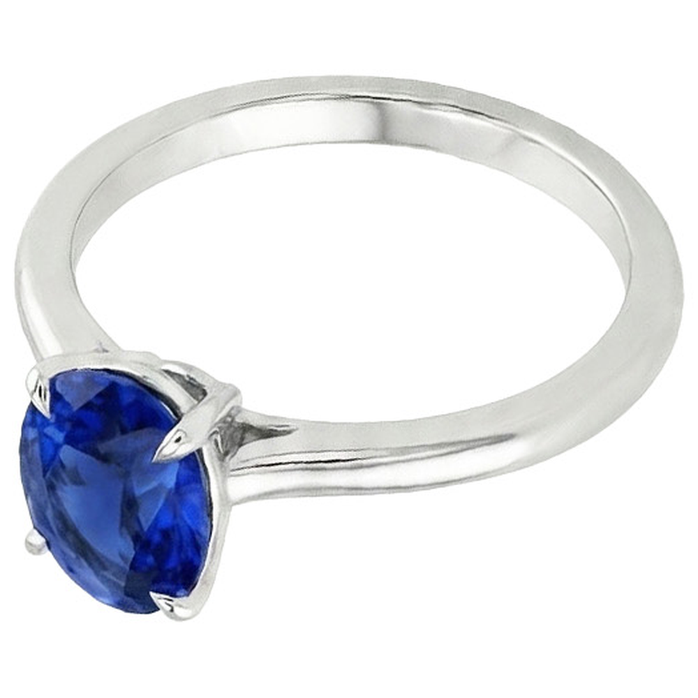 vero oval diamante 2carati anello dettaglio ravvicinato