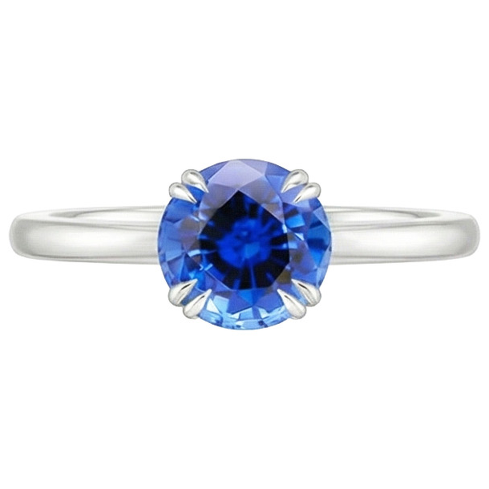 vero round diamante 2carati anello dettaglio ravvicinato
