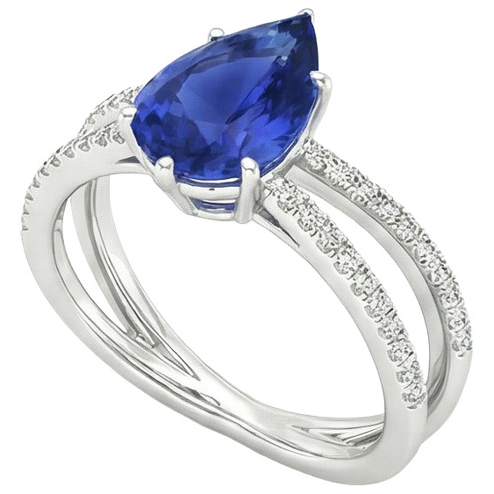 vero round diamante 5carati anello angolo laterale